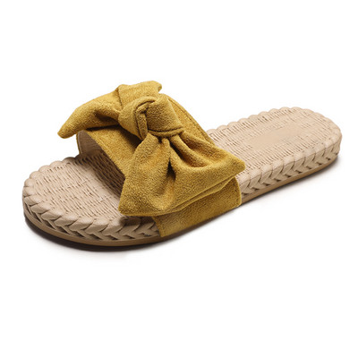 Γυναικείες  παντόφλες με κορδέλα σε διάφορα χρώματα