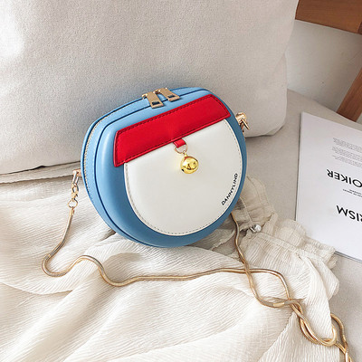 Geanta de dama moderna din piele ecologica cu lant metalic in trei culori