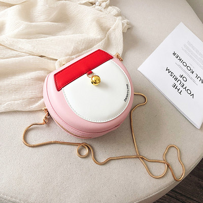 Geanta de dama moderna din piele ecologica cu lant metalic in trei culori