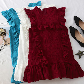 Rochie moderna de dama cu bretele late in mai multe culori