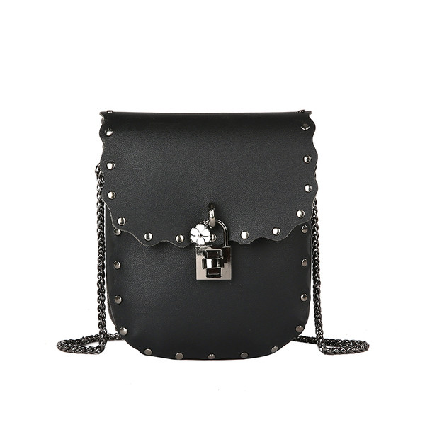 Geanta de dama din piele ecologica si lant in trei culori