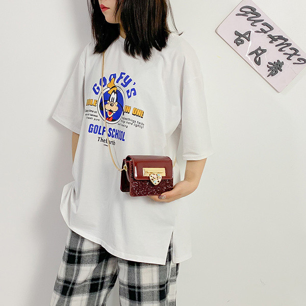 Geanta de dama eleganta din piele ecologica cu efect stralucitor in mai multe culori