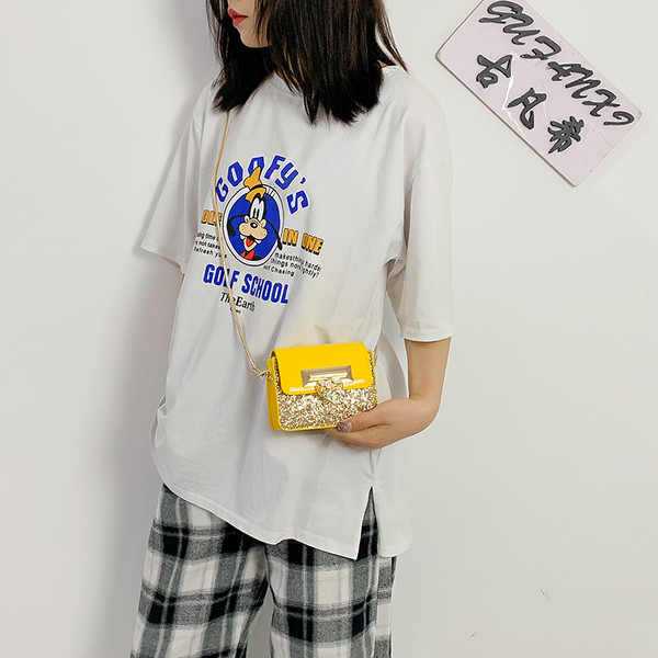 Geanta de dama eleganta din piele ecologica cu efect stralucitor in mai multe culori