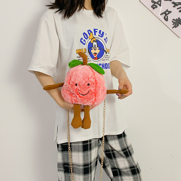 Geanta de dama moderna cu element 3D si lant metalic