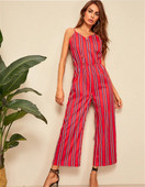 Γυναικεία ολόσωμη φόρμα με  τιράντες