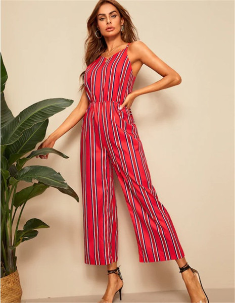 Γυναικεία ολόσωμη φόρμα με  τιράντες