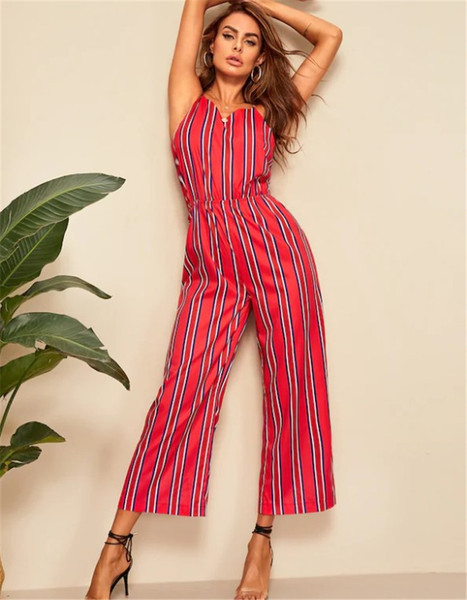 Γυναικεία ολόσωμη φόρμα με  τιράντες