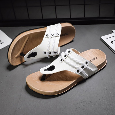 Papuci actuali pentru barbati din piele ecologica in trei culori