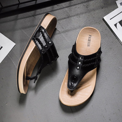 Papuci actuali pentru barbati din piele ecologica in trei culori