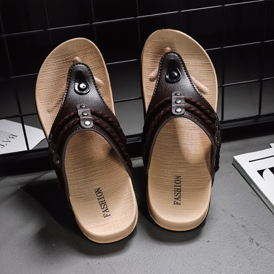 Papuci actuali pentru barbati din piele ecologica in trei culori