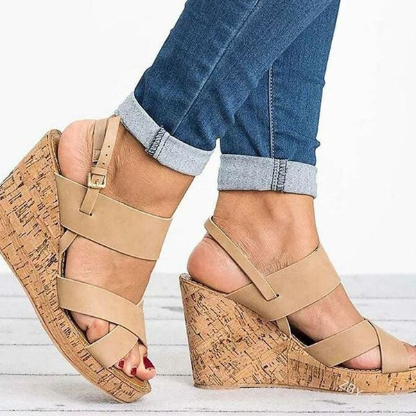 Sandale de dama cu platforma in trei culori din piele ecologica