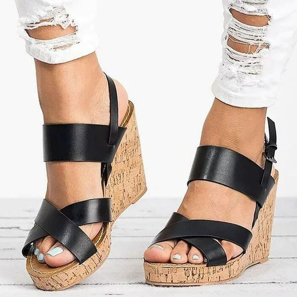 Sandale de dama cu platforma in trei culori din piele ecologica