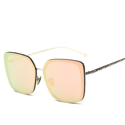 Ochelari de soare moderni de dama cu sticla cu oglinda in mai multe culori