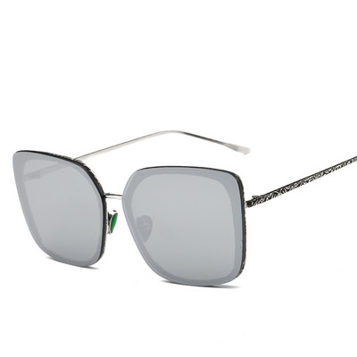 Ochelari de soare moderni de dama cu sticla cu oglinda in mai multe culori