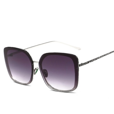 Ochelari de soare moderni de dama cu sticla cu oglinda in mai multe culori