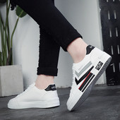 Adidași casual bărbați cu inscripție - în două culori