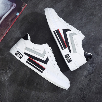 Adidași casual bărbați cu inscripție - în două culori