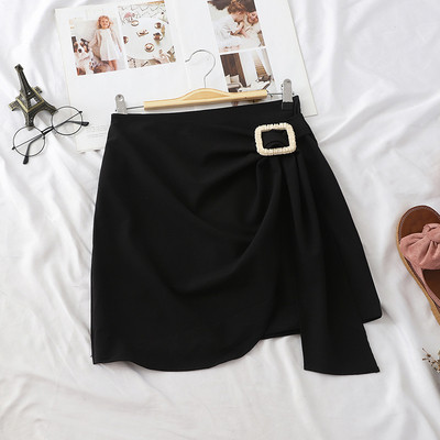 Модерна дамска пола с катарама в няколко цвята