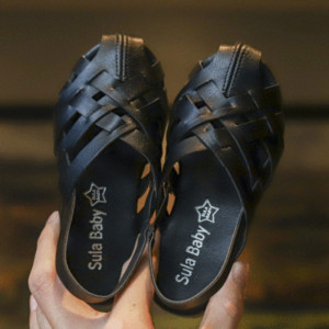 Sandale moderne pentru copii pentru fete - din piele ecologica in trei culori