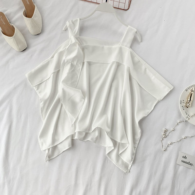 Női modern blúz pántokkal több színben