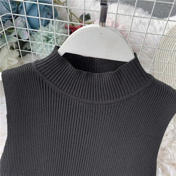 Rochie de dama-model subtire cu cravate in negru