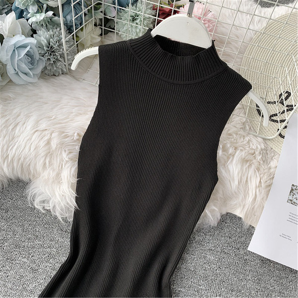 Rochie de dama-model subtire cu cravate in negru