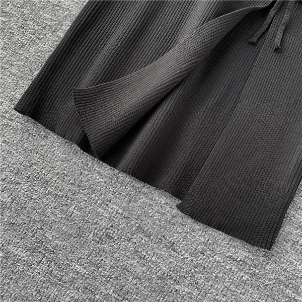 Rochie de dama-model subtire cu cravate in negru