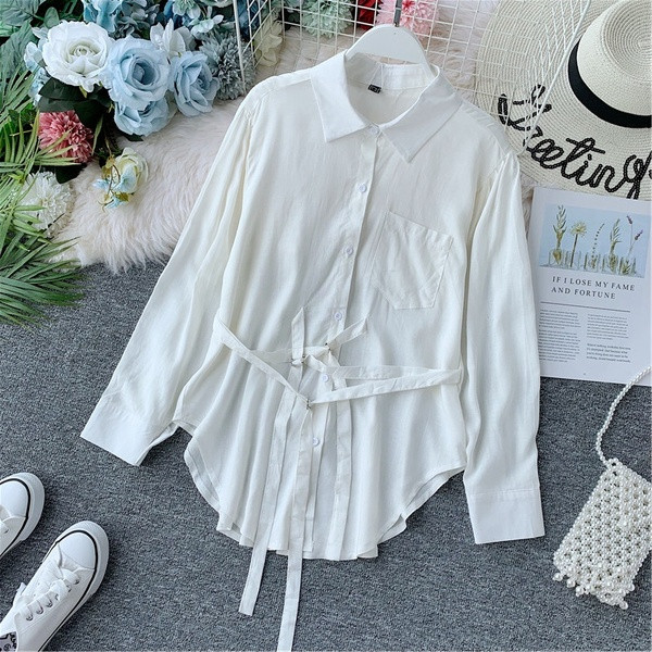 Cămașă elegantă model lung de damă în mai multe culori