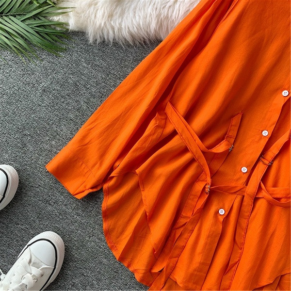 Cămașă elegantă model lung de damă în mai multe culori