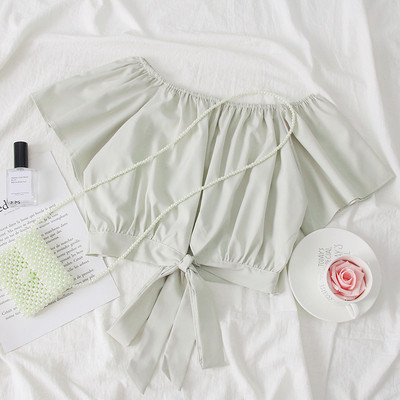 Bluză de damă elegantă cu umerii goi, în patru culori