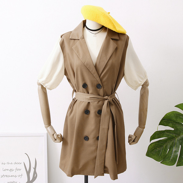 Rochie de dama model nou cu decolteu in V in albastru si maro