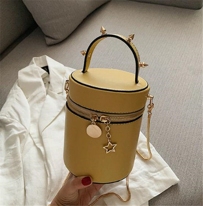 Geanta de dama moderna din piele ecologica cu fermoar in mai multe culori