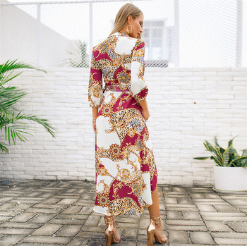 Rochie de dama cu decolteu in V in doua culori