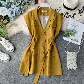 Rochie de dama actuala cu decolteu in V si curea in mai multe culori