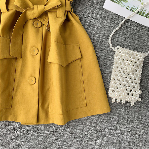 Rochie de dama actuala cu decolteu in V si curea in mai multe culori