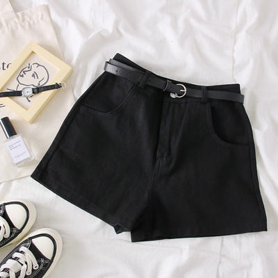 Pantaloni scurti eleganti de dama in mai multe culori si curea