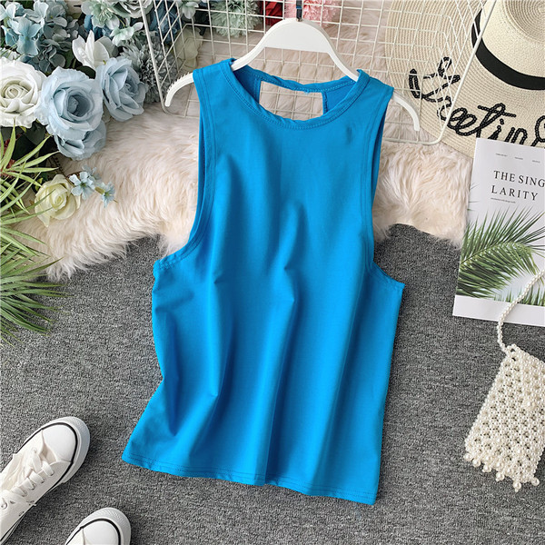 Maieu modern de damă cu decolteu O în mai multe culori