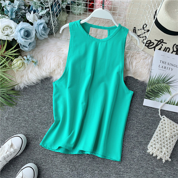 Maieu modern de damă cu decolteu O în mai multe culori