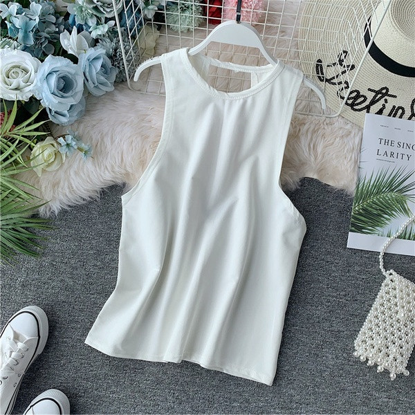 Maieu modern de damă cu decolteu O în mai multe culori