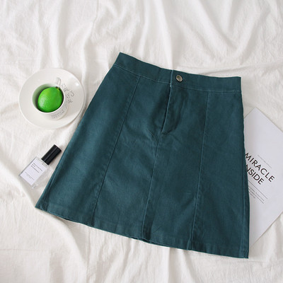 Ежедневна  разкроена дамска пола в няколко цвята