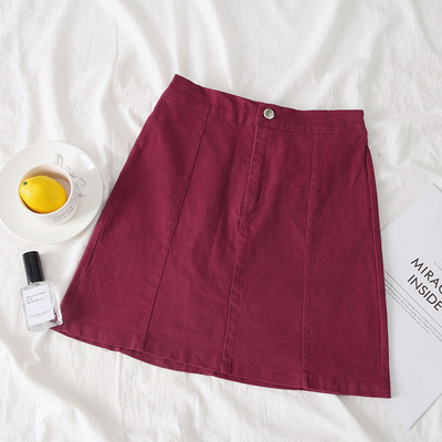 Ежедневна  разкроена дамска пола в няколко цвята