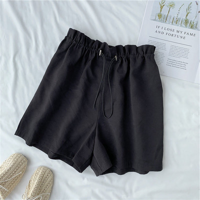 Pantaloni scurti de dama cu talie elastica in mai multe culori