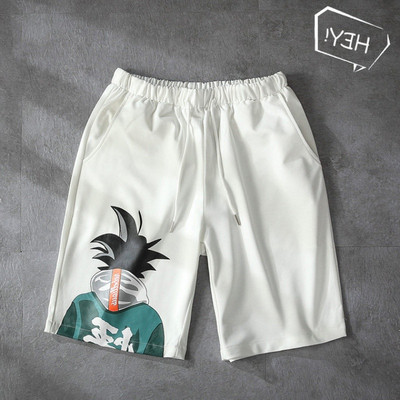 Pantaloni scurți casual barbatesti cu aplicatie si cravate in mai multe culori