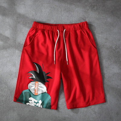 Pantaloni scurți casual barbatesti cu aplicatie si cravate in mai multe culori