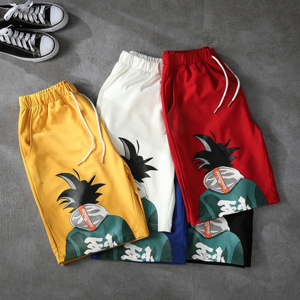 Pantaloni scurți casual barbatesti cu aplicatie si cravate in mai multe culori