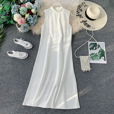 Дамска ежедневна рокля -дълъг модел в няколко цвята