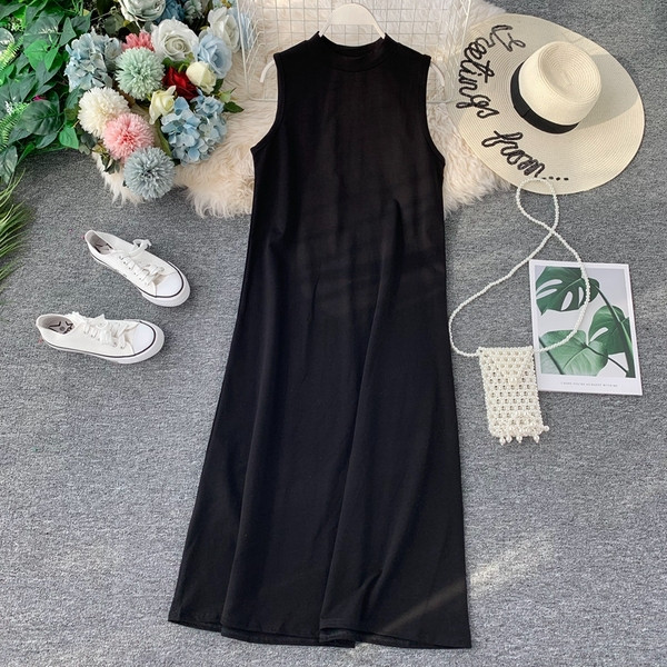 Дамска ежедневна рокля -дълъг модел в няколко цвята 