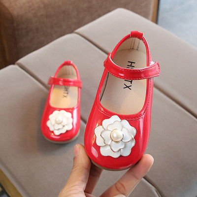 Pantofi eleganti pentru copii in trei culori cu element 3D