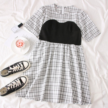 Rochie elegantă de damă cu decolteu O în patru culori