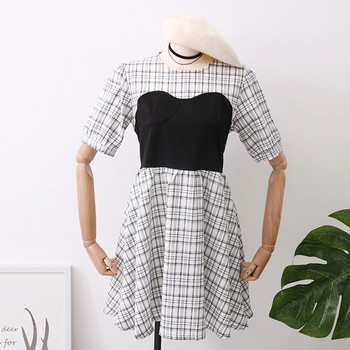 Rochie elegantă de damă cu decolteu O în patru culori